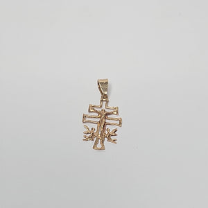 CRUZ DE CARAVACA ORO 14 K 1,30 GRMS (SEMINUEVO)
