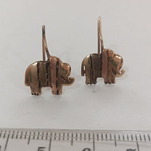 ARETES PAR ORO,ORO COMBINADO 8 K 1,20 GRMS (SEMINUEVO)