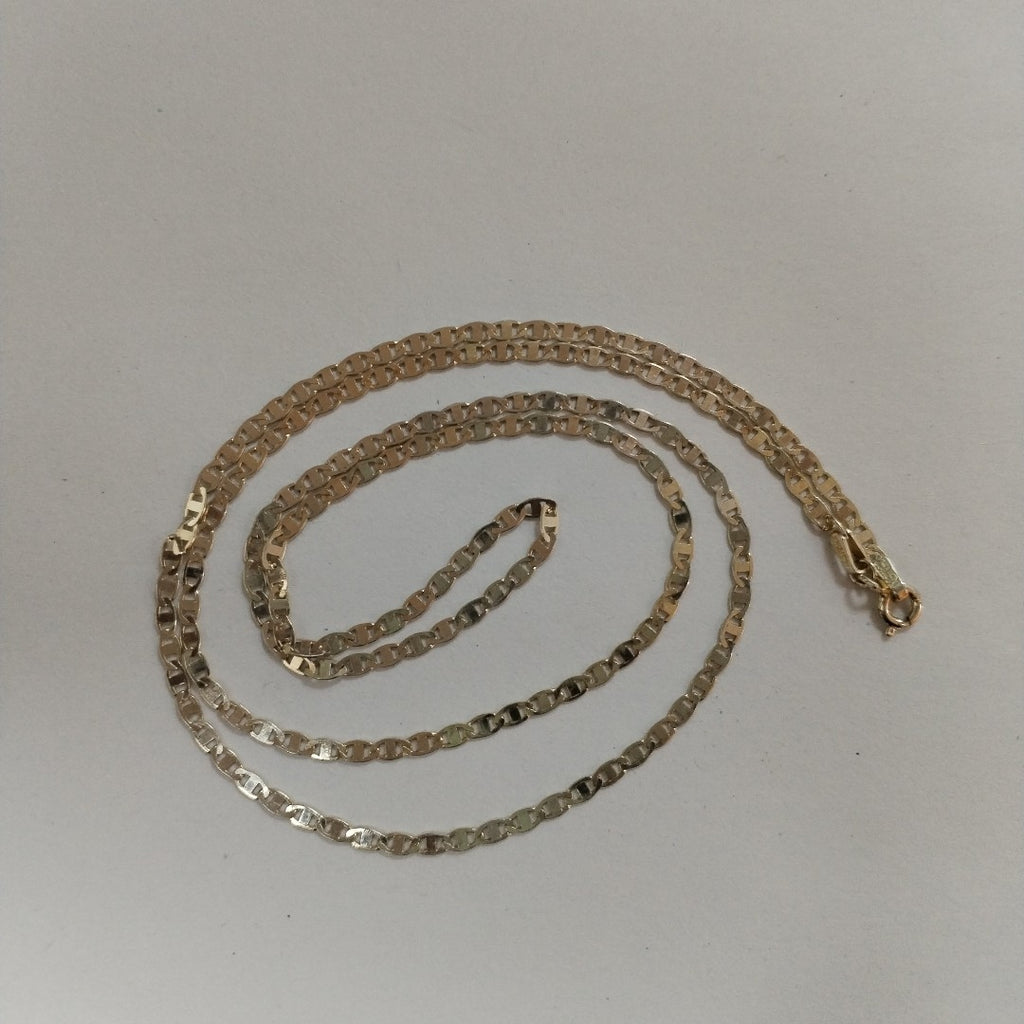 CADENA TEJIDO ESPEJO PLATA .925 60 CM 4.4 GR (NUEVO)