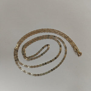 CADENA TEJIDO ESPEJO PLATA .925 60 CM 4.4 GR (NUEVO)