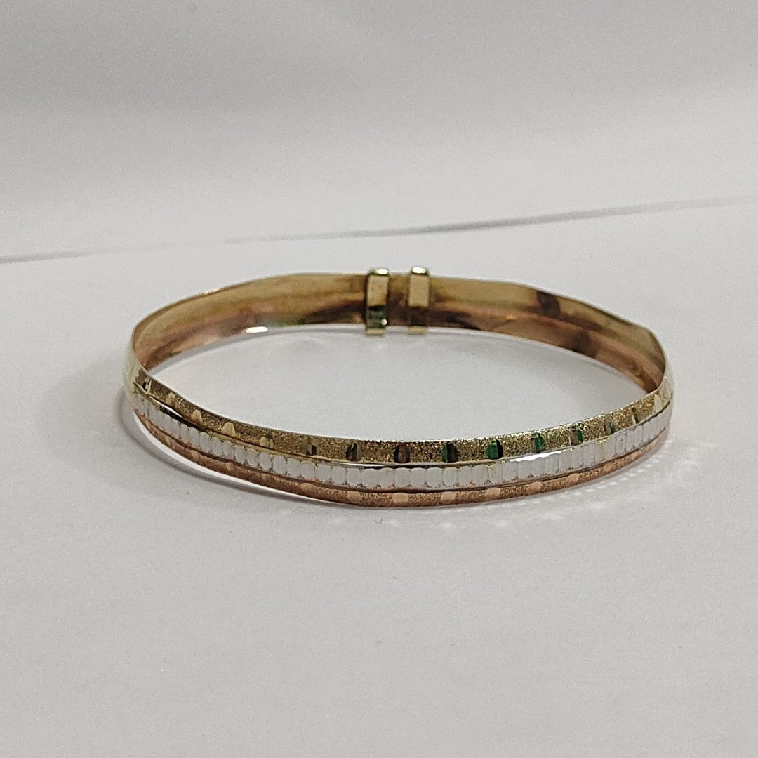 PULSERA RIGIDA ORO 10 K 4,20 GRMS (SEMINUEVO)
