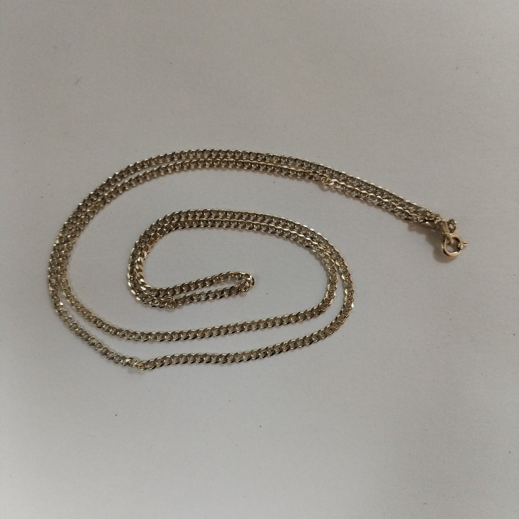 CADENA TEJIDO BARBADO PLATA .925 60 CM 5.6 GR (NUEVO)