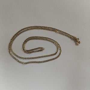 CADENA TEJIDO BARBADO PLATA .925 60 CM 5.6 GR (NUEVO)