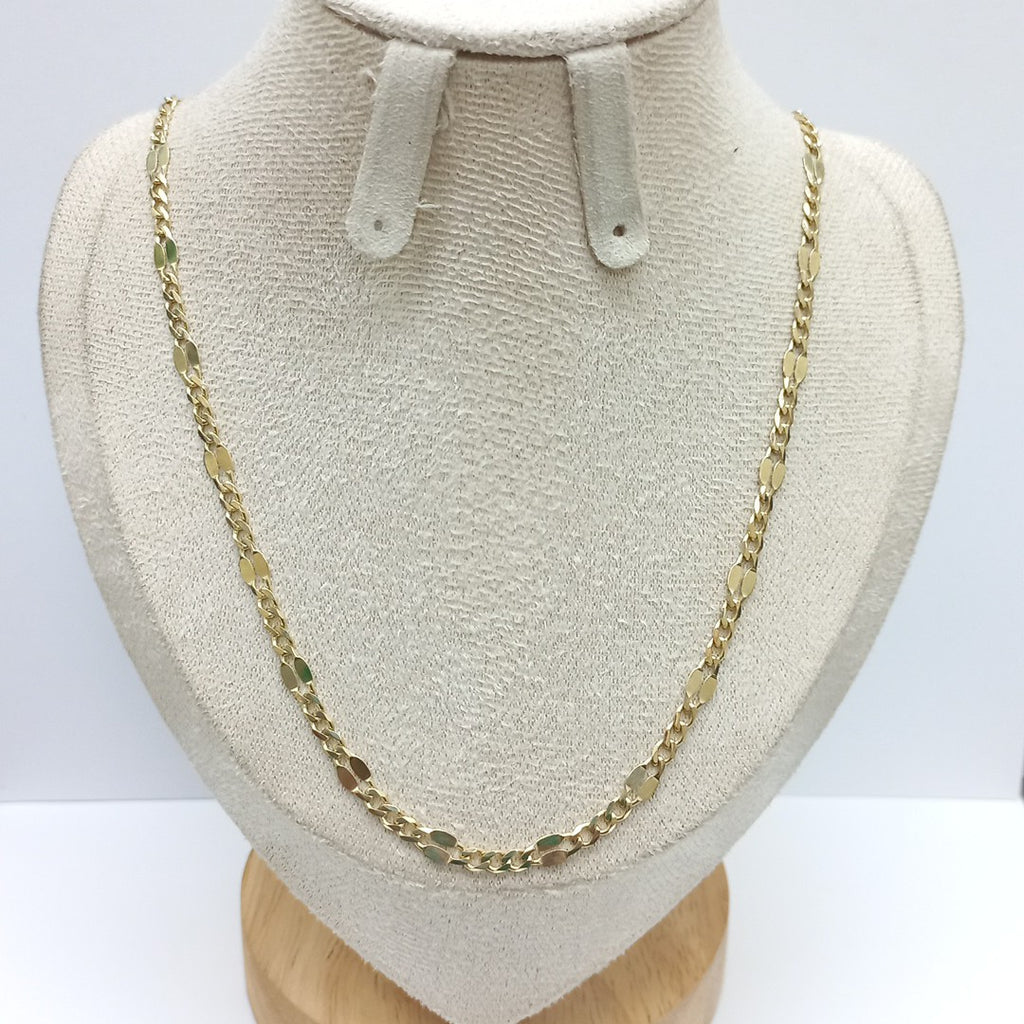 CADENAS TEJIDO ESPECIAL ORO 10K 50 CM 6.5 GR (NUEVO)