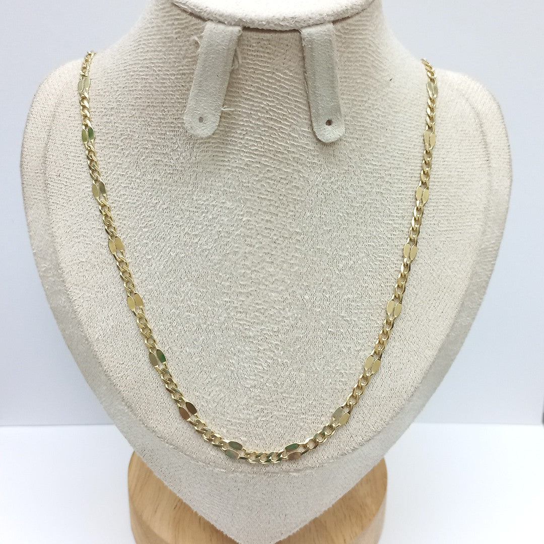 CADENAS TEJIDO ESPECIAL ORO 10K 50 CM 6.5 GR (NUEVO)