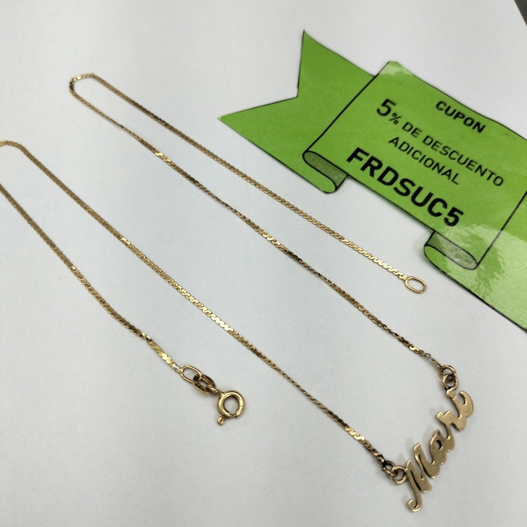 CADENA ORO 18 K 2.8 GRMS (SEMINUEVO)