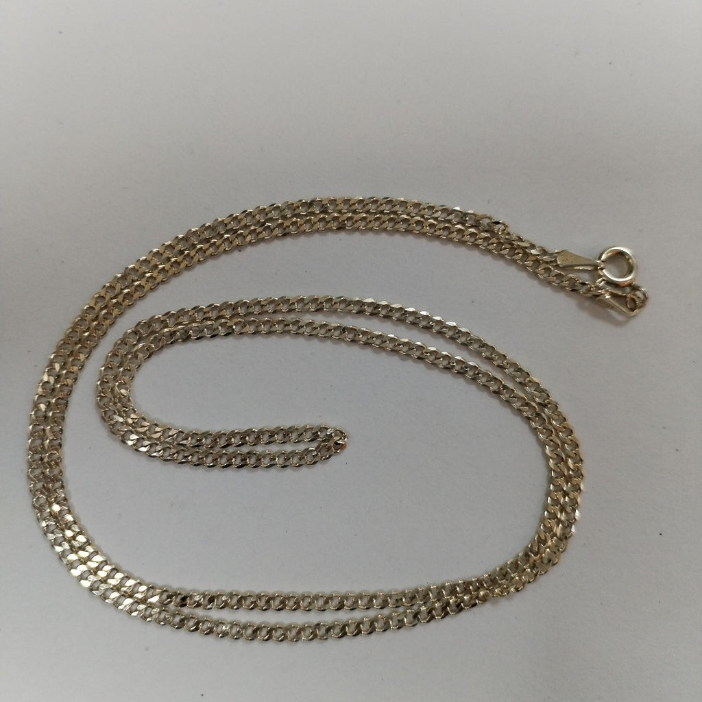CADENA TEJIDO BARBADO PLATA .925 60 CM 5.6 GR (NUEVO)