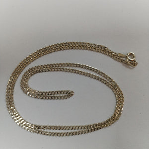 CADENA TEJIDO BARBADO PLATA .925 60 CM 5.6 GR (NUEVO)