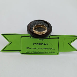 ARGOLLA ORO 10 K 1.2 GRMS (SEMINUEVO)