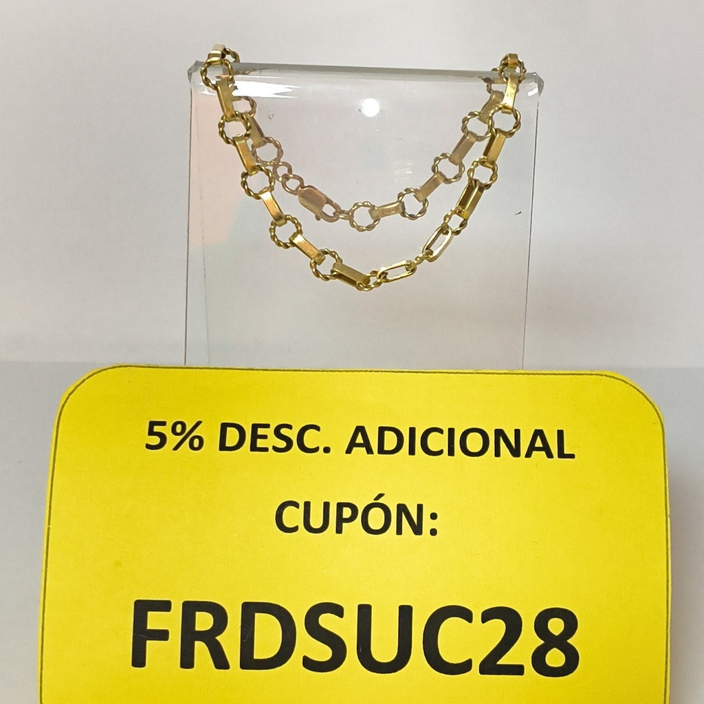 PULSERA ORO 14 K 6.7 GRMS (SEMINUEVO)