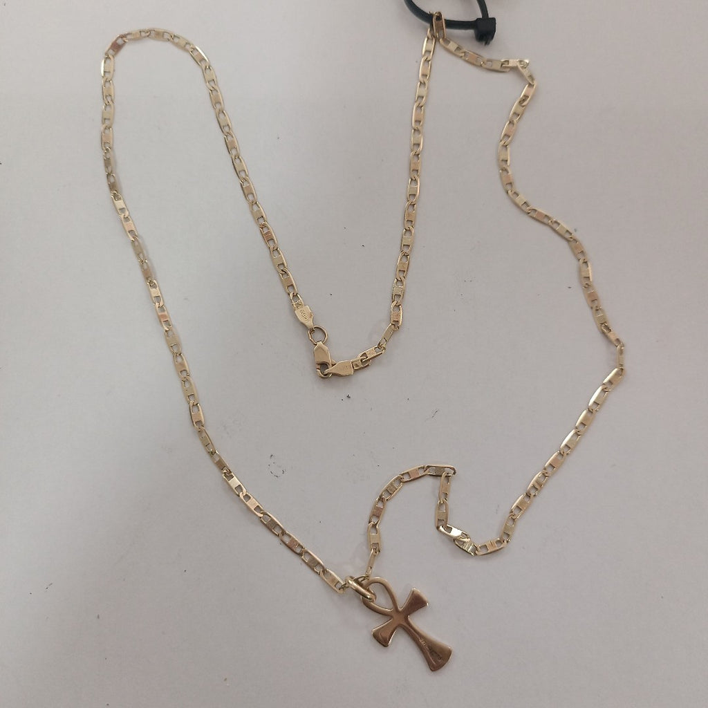 CADENA,CRUZ ORO 14 K 6,90 GRMS (SEMINUEVO)
