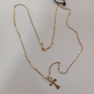 CADENA,CRUZ ORO 14 K 6,90 GRMS (SEMINUEVO)