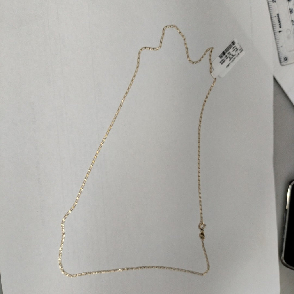 CADENAS TEJIDO ESLABONES ORO 10K 55 CM 1.9 GR (NUEVO)
