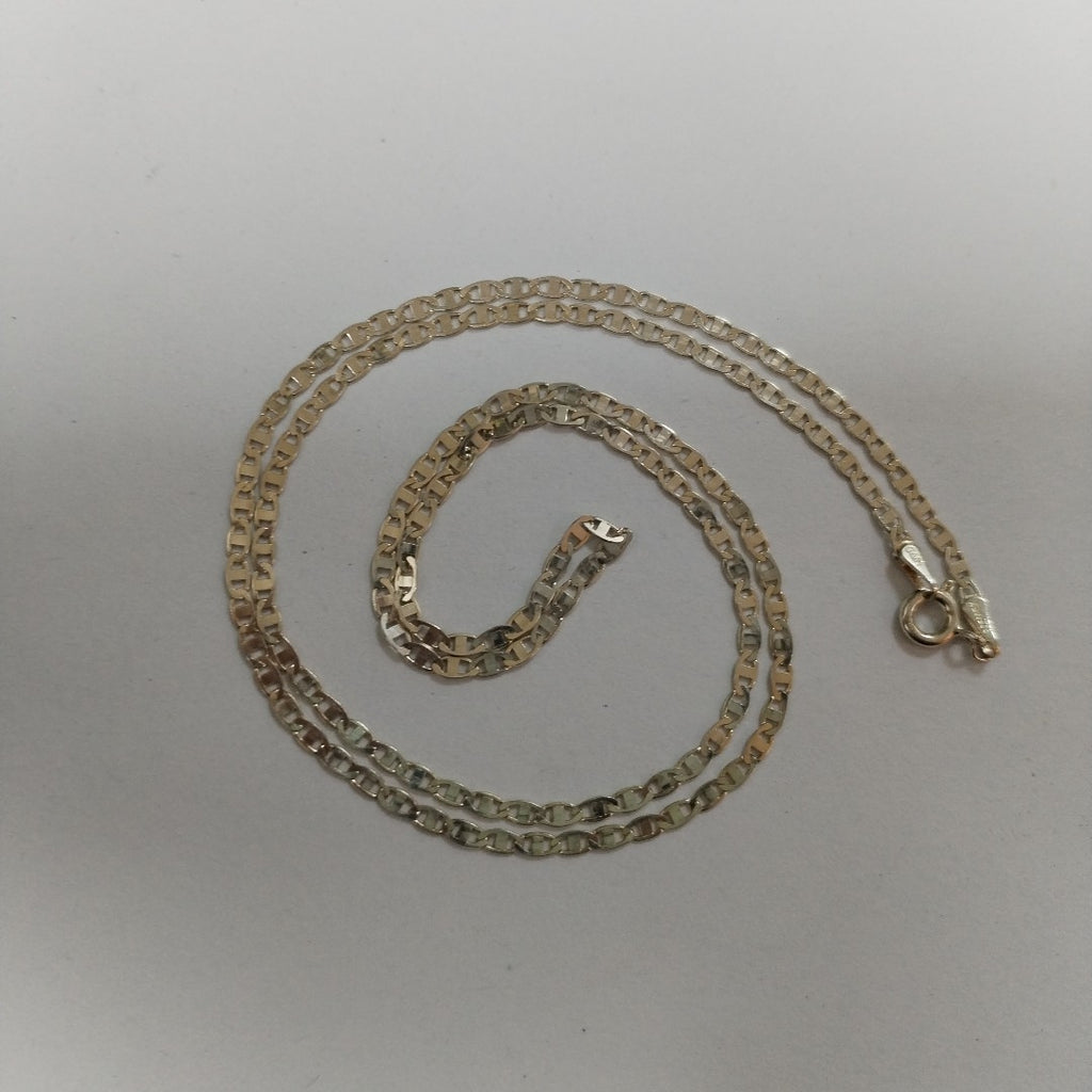 CADENA TEJIDO ESPEJO PLATA .925 55 CM 4 GR (NUEVO)