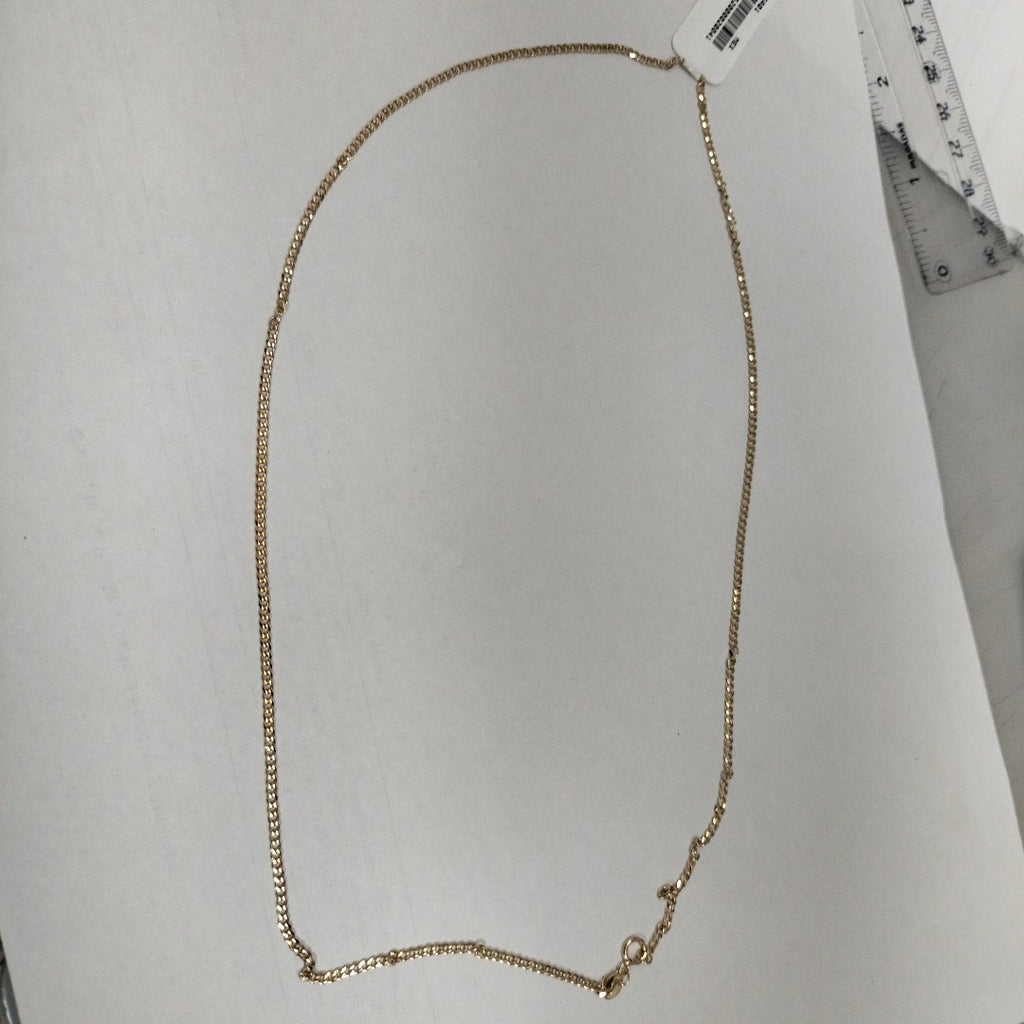 CADENAS TEJIDO BARBADA ORO 10K 55 CM 3.8 GR (NUEVO)