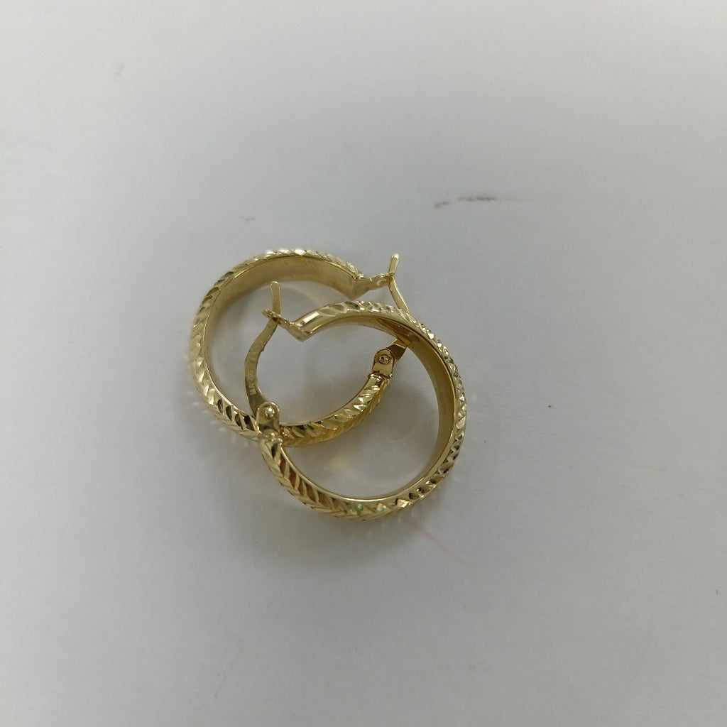 ARRACADAS PAR ORO 14 K 1.7 GRMS (SEMINUEVO)