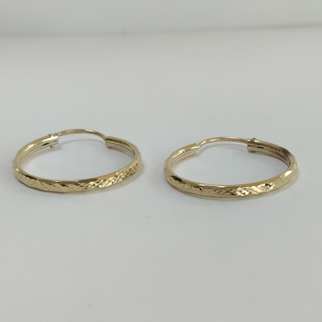 ARRACADAS PAR ORO 8 K 1.4 GRMS (SEMINUEVO)