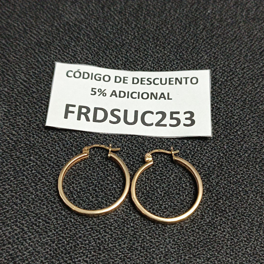 ARRACADAS PAR ORO 10 K 2.2 GRMS (SEMINUEVO)
