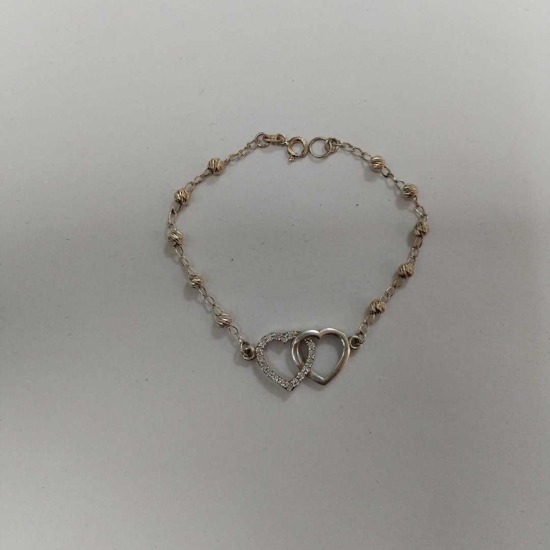 PULSERA TEJIDO TEJIDO ESPECIAL PLATA .925 18 CM 4 GR (NUEVO)