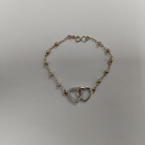PULSERA TEJIDO TEJIDO ESPECIAL PLATA .925 18 CM 4 GR (NUEVO)