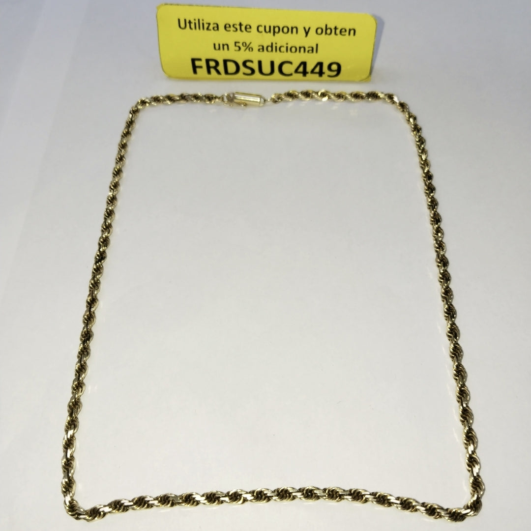 CADENA ORO 14 K 21.6 GRMS (SEMINUEVO)