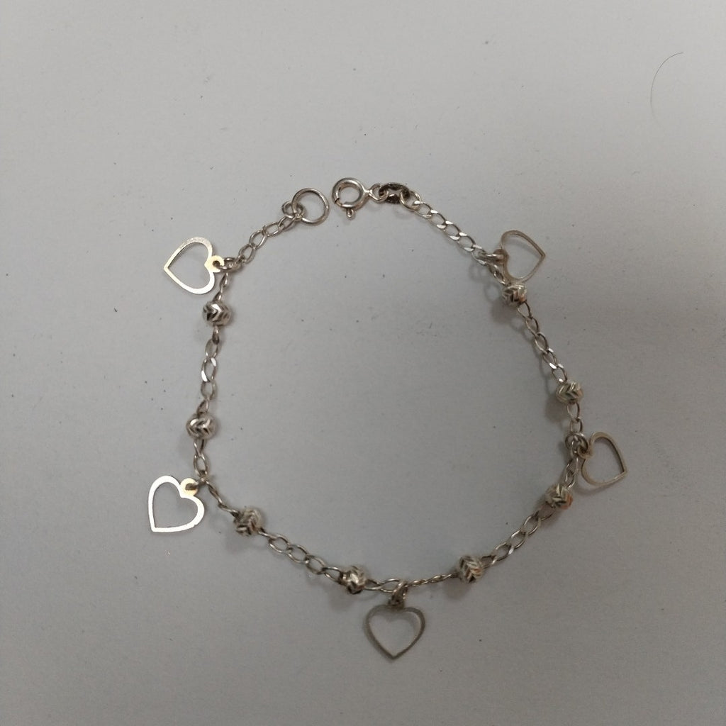 PULSERA TEJIDO ESPECIAL PLATA .925 18 CM 2.7 GR (NUEVO)