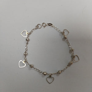 PULSERA TEJIDO ESPECIAL PLATA .925 18 CM 2.7 GR (NUEVO)