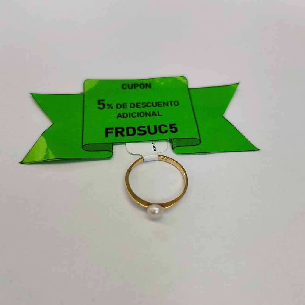 ANILLO ORO 14 K 1.3 GRMS (SEMINUEVO)