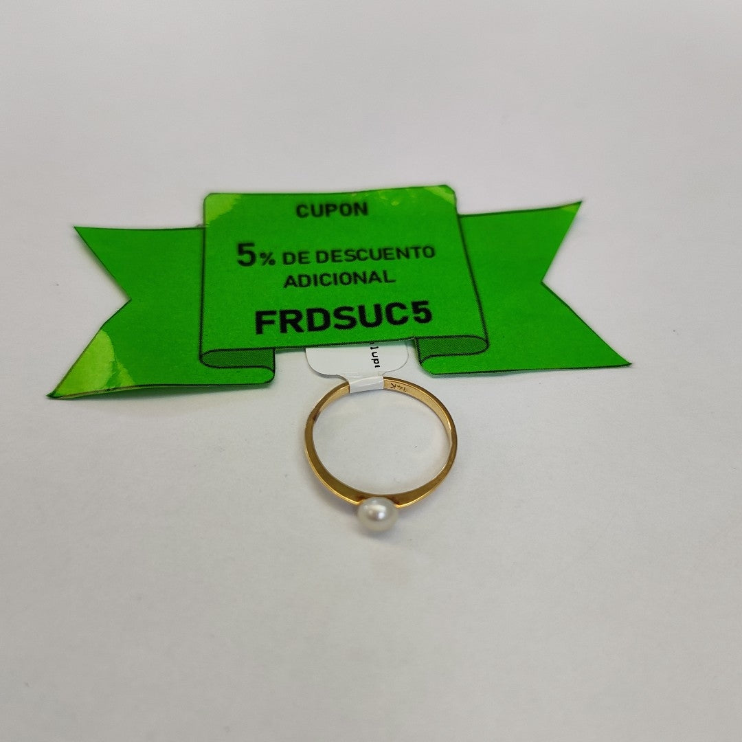 ANILLO ORO 14 K 1.3 GRMS (SEMINUEVO)