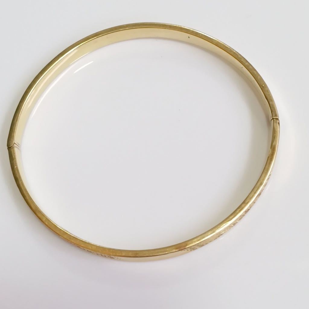 PULSERA RIGIDA ORO 14 K 5,80 GRMS (SEMINUEVO)