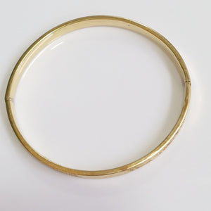 PULSERA RIGIDA ORO 14 K 5,80 GRMS (SEMINUEVO)