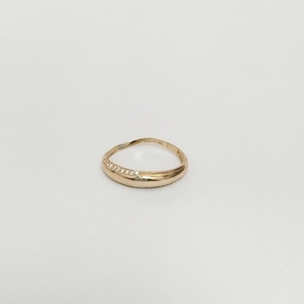 ANILLOS C/CIRCONIA ORO 10K TALLA 9 1.3 GR (NUEVO)
