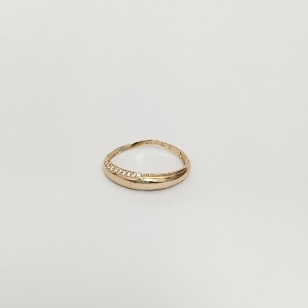 ANILLOS C/CIRCONIA ORO 10K TALLA 9 1.3 GR (NUEVO)