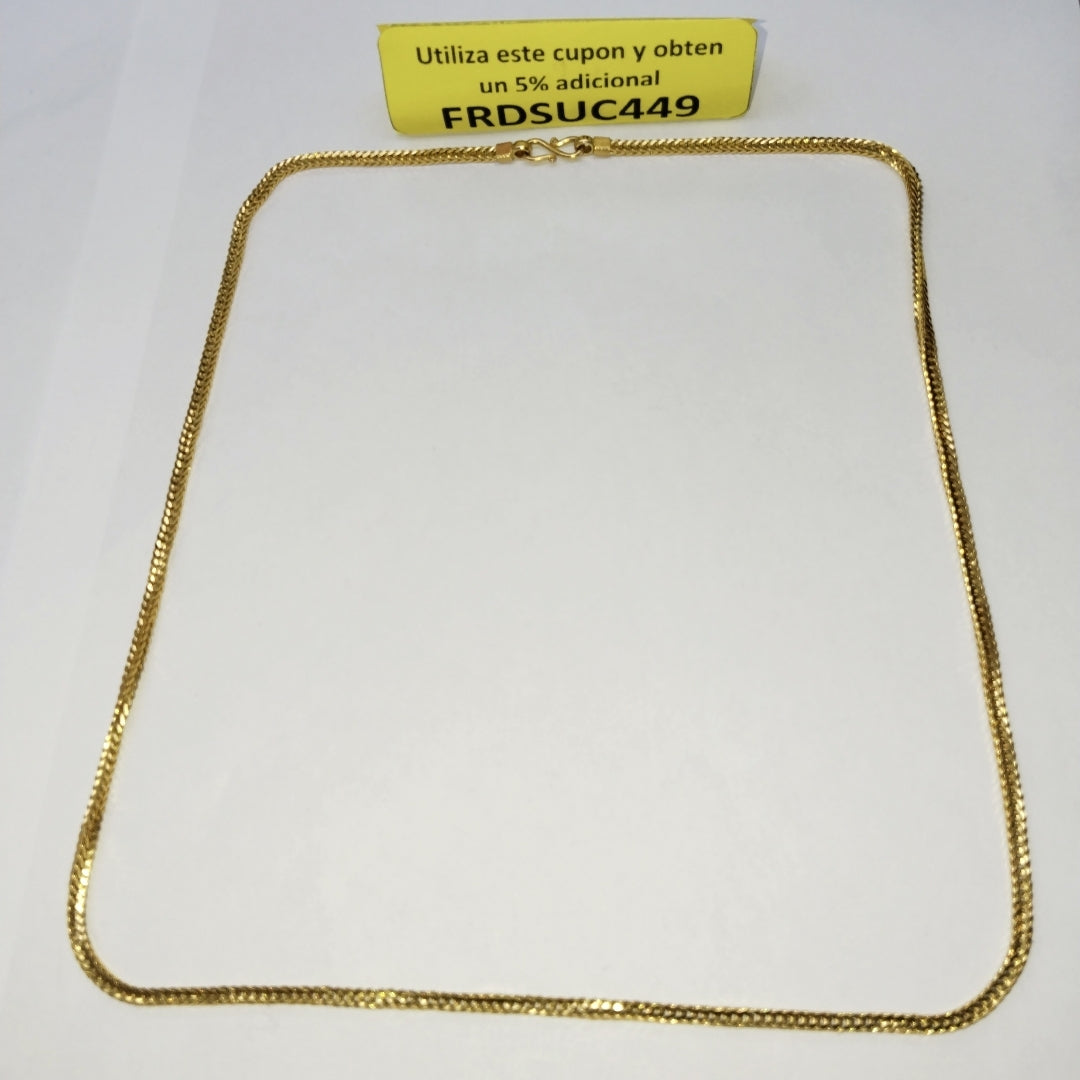 CADENA ORO 21 K 26.7 GRMS (SEMINUEVO)