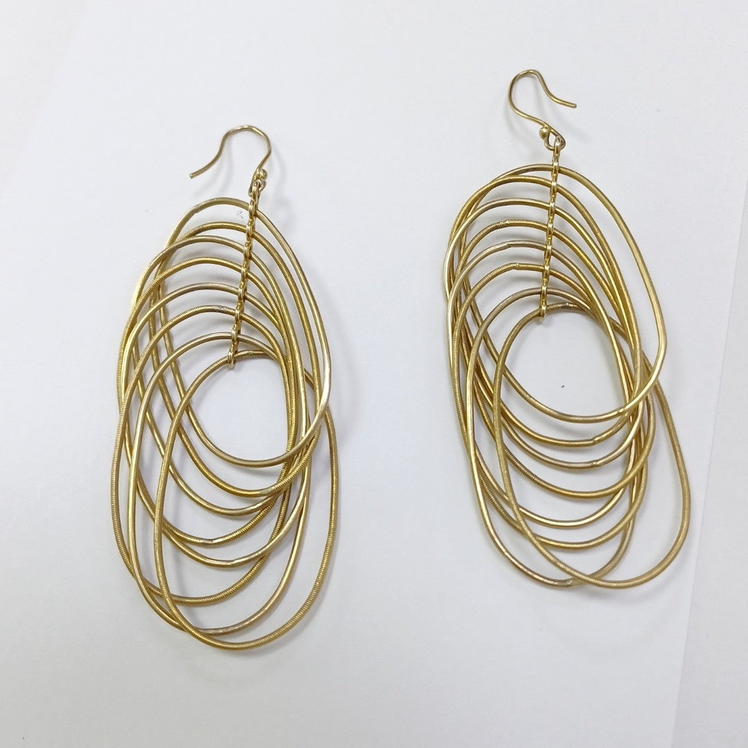 ARETES PAR ORO 14 K 22,20 GRMS (SEMINUEVO)
