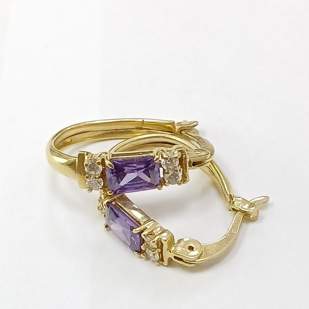 ARRACADAS PAR ORO 14 K 4,60 GRMS (SEMINUEVO)