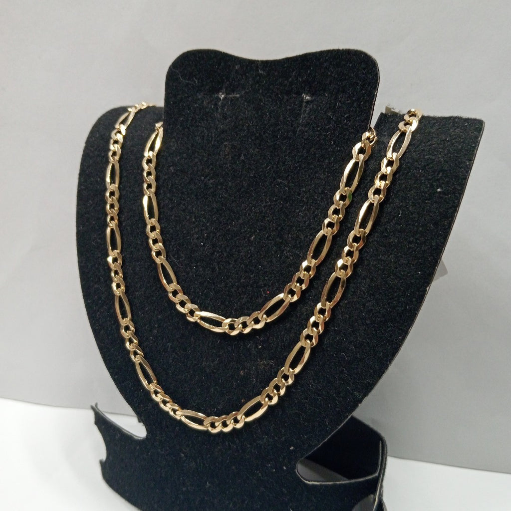 CADENAS TEJIDO 3X1 ORO 14K 60 CM 13.7 GR (NUEVO)