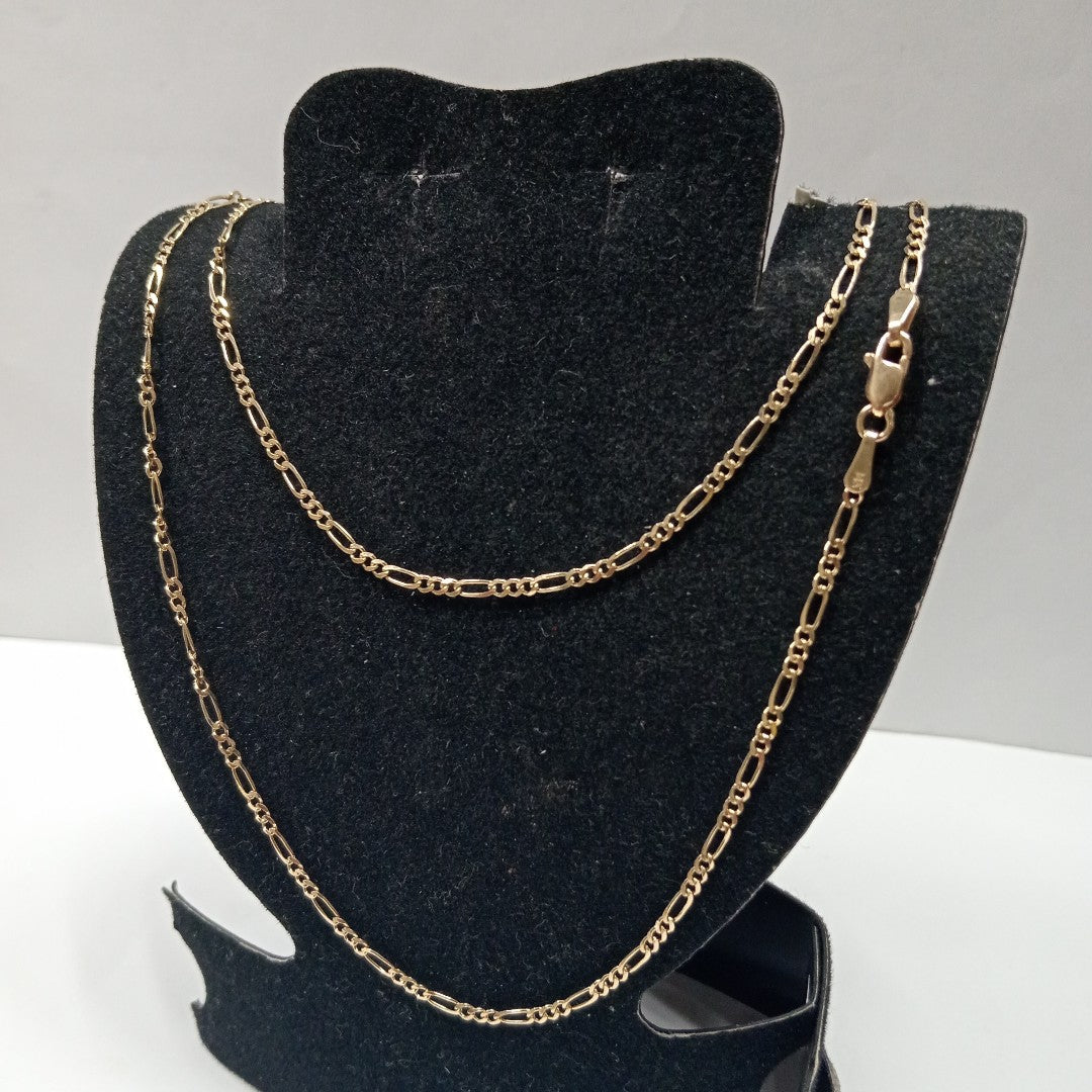 CADENAS 3X1 ORO 14K 60 CM 4.2 GR (NUEVO)