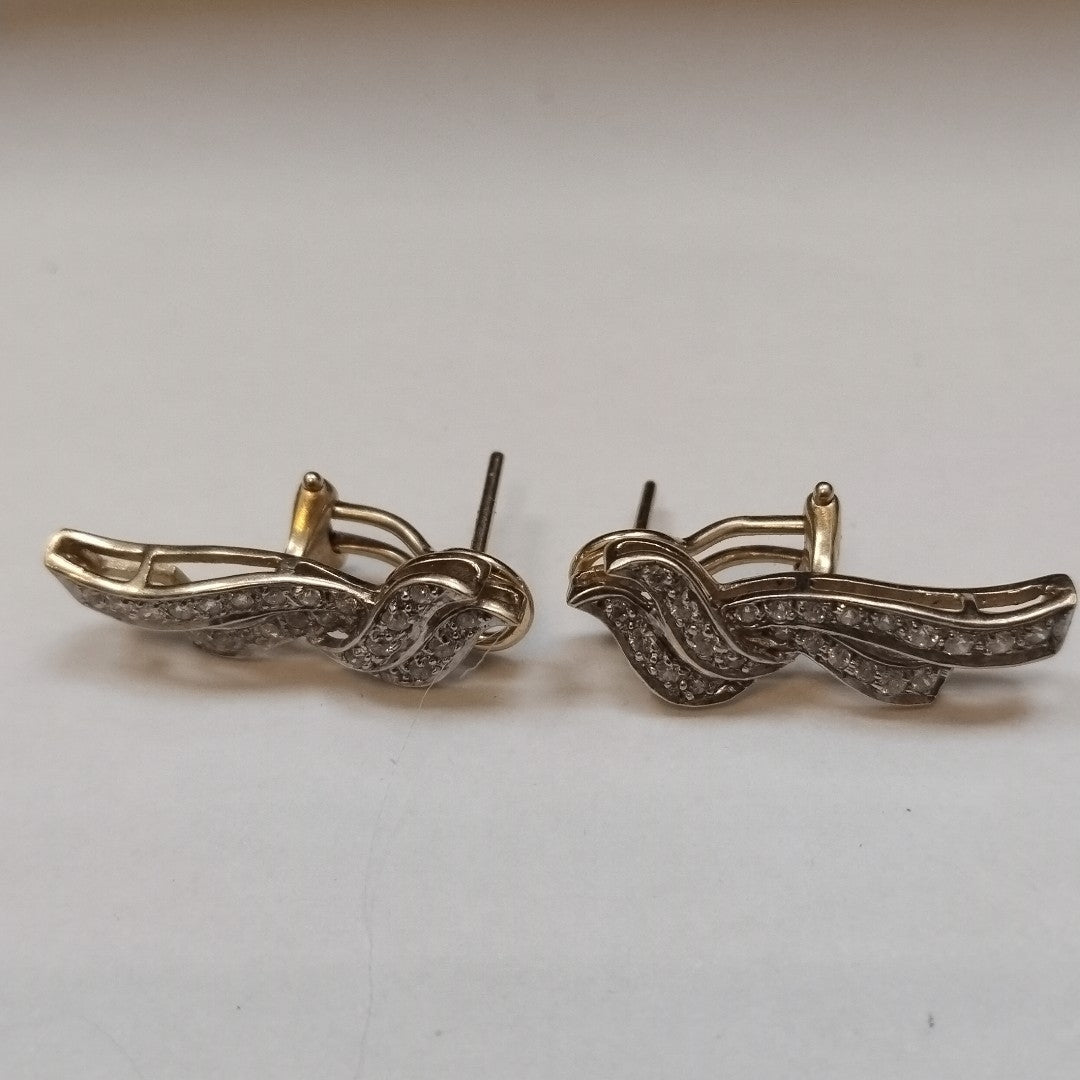 ARETES PAR ORO 14 K 5.8 GRMS (SEMINUEVO)