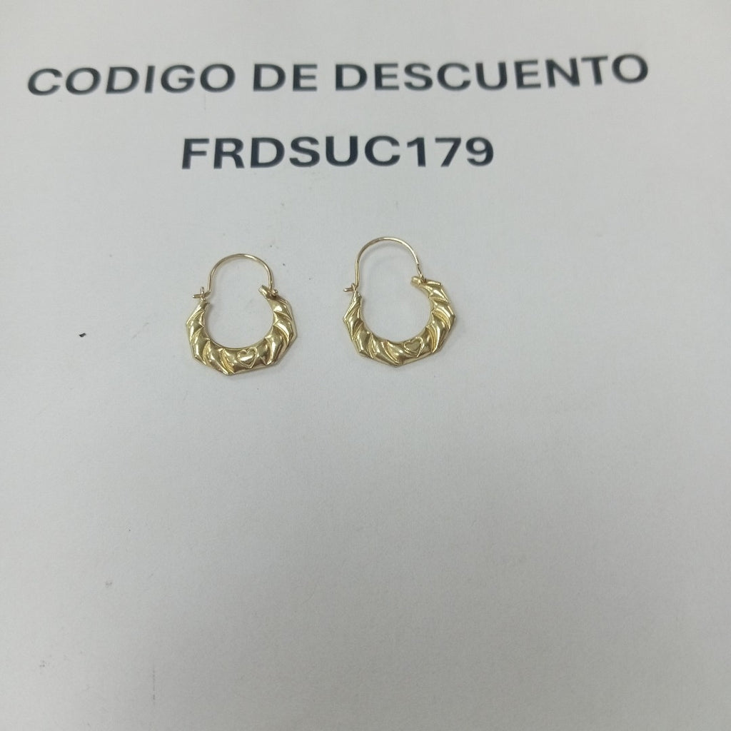 ARRACADAS PAR ORO 10 K 0.9 GRMS (SEMINUEVO)