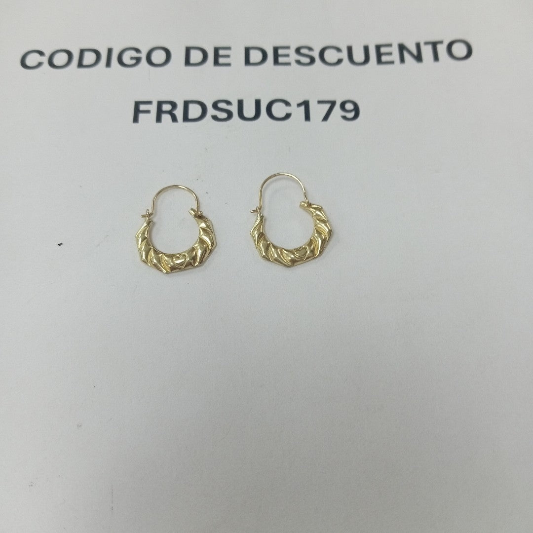 ARRACADAS PAR ORO 10 K 0.9 GRMS (SEMINUEVO)