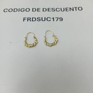 ARRACADAS PAR ORO 10 K 0.9 GRMS (SEMINUEVO)