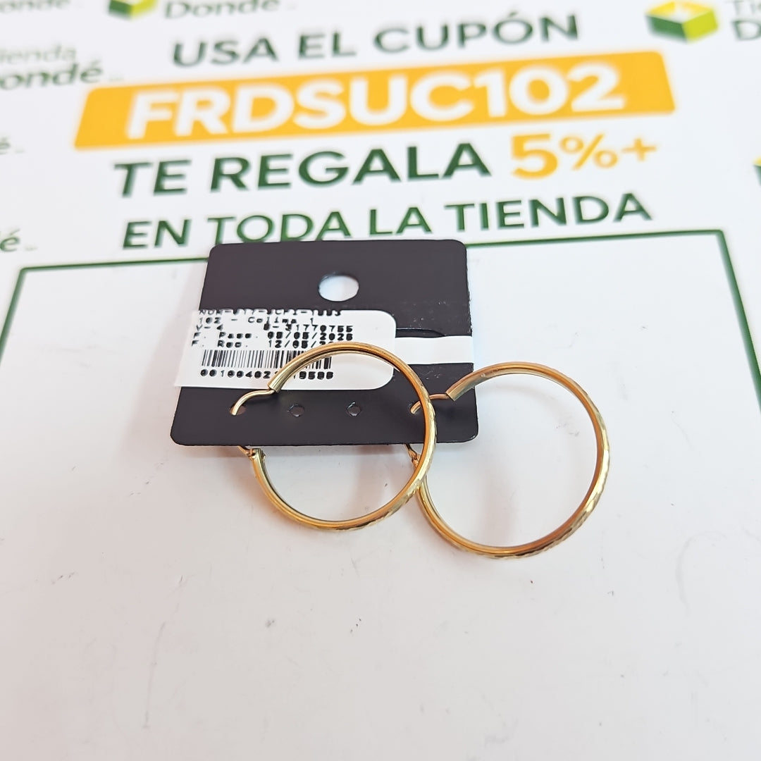 ARRACADAS PAR ORO 10 K 2.2 GRMS (SEMINUEVO)
