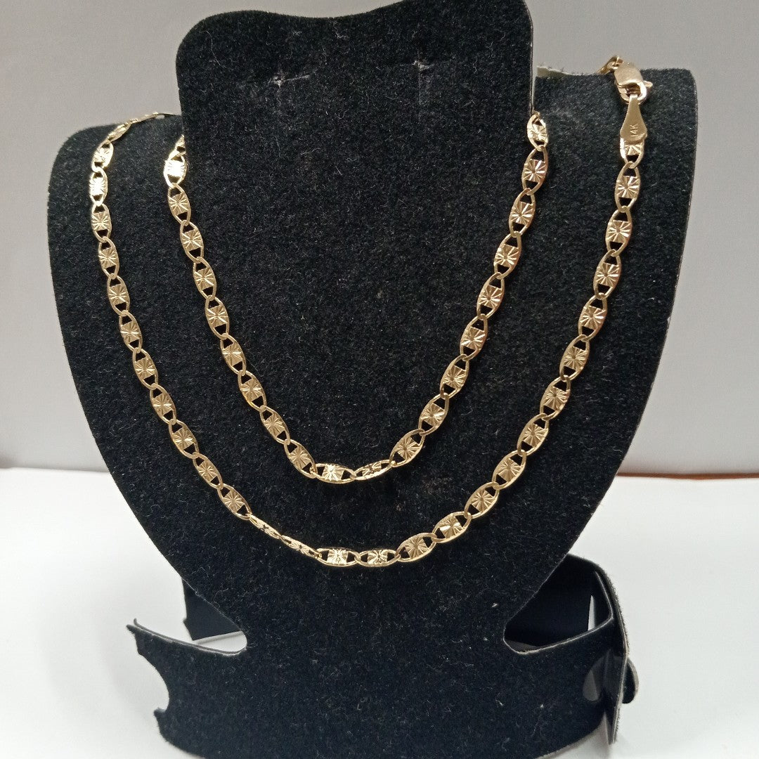 CADENAS GUCHI ORO 14K 55 CM 7 GR (NUEVO)