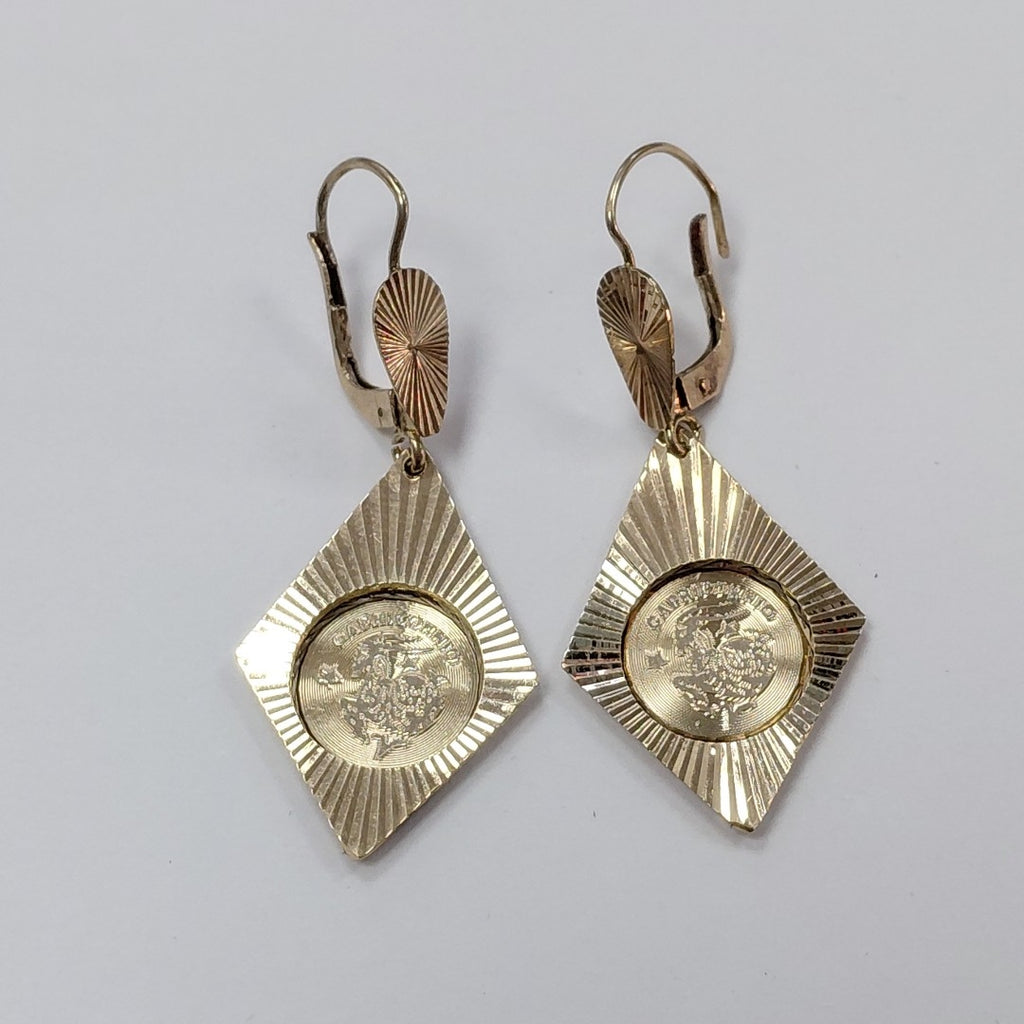 ARETES PAR ORO 10 K 3,20 GRMS (SEMINUEVO)