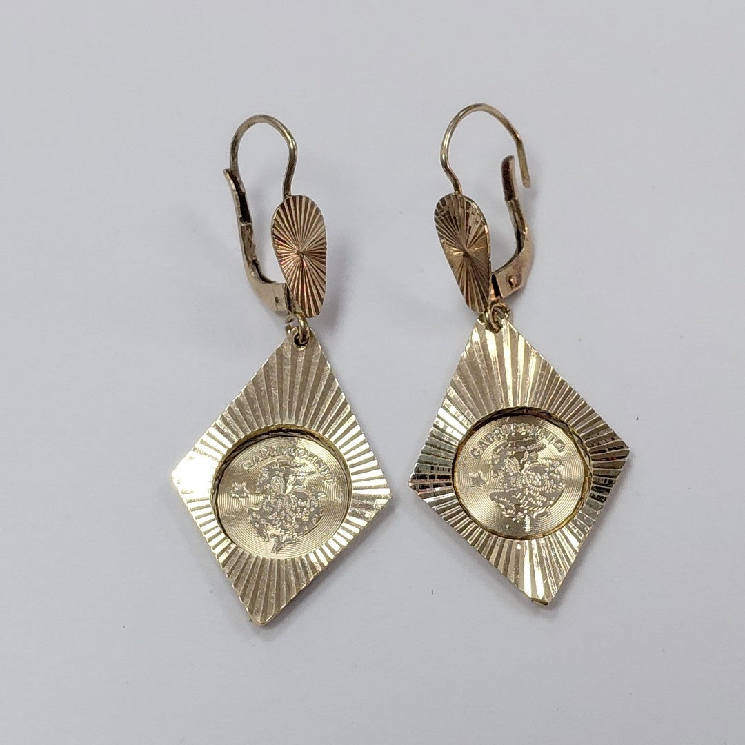 ARETES PAR ORO 10 K 3,20 GRMS (SEMINUEVO)
