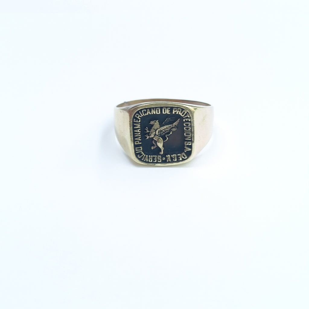 ANILLO DE GRADUACIÓN ORO 10 K 6.7 GRMS (SEMINUEVO)