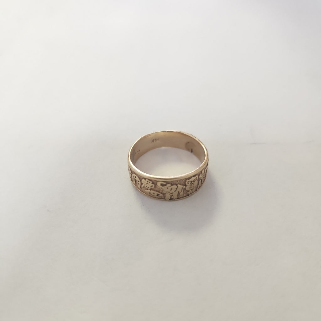 ARGOLLA DE LA SUERTE ORO 14 K 3,70 GRMS (SEMINUEVO)
