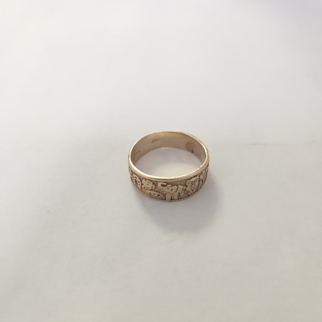 ARGOLLA DE LA SUERTE ORO 14 K 3,70 GRMS (SEMINUEVO)