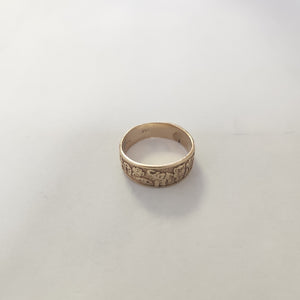 ARGOLLA DE LA SUERTE ORO 14 K 3,70 GRMS (SEMINUEVO)